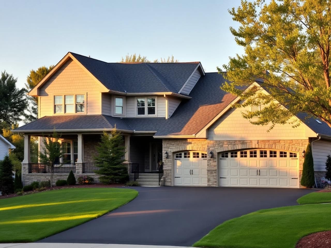 Prominent Roofing project on a St. Louis Park MN home