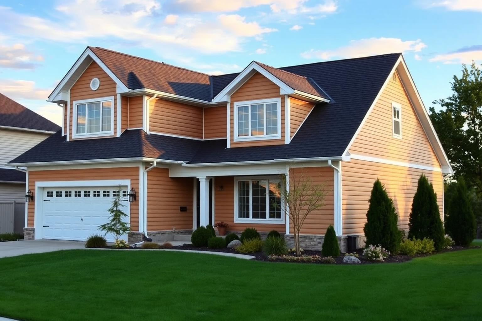 Architectural asphalt shingle roof installed on a Twin Cities home by Prominent Roofing
