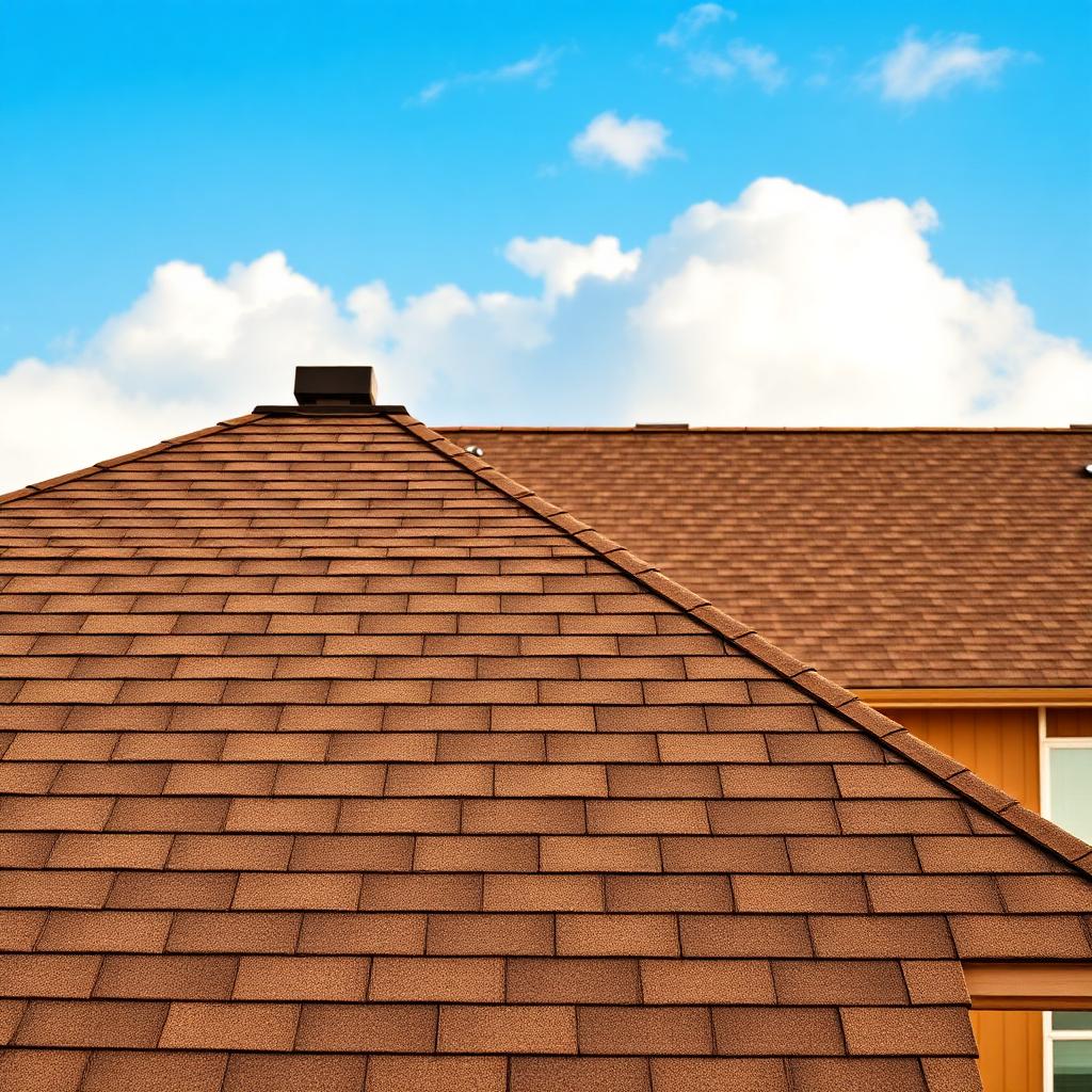 Close-up of multi-family apartment roof installation by Prominent Roofing
