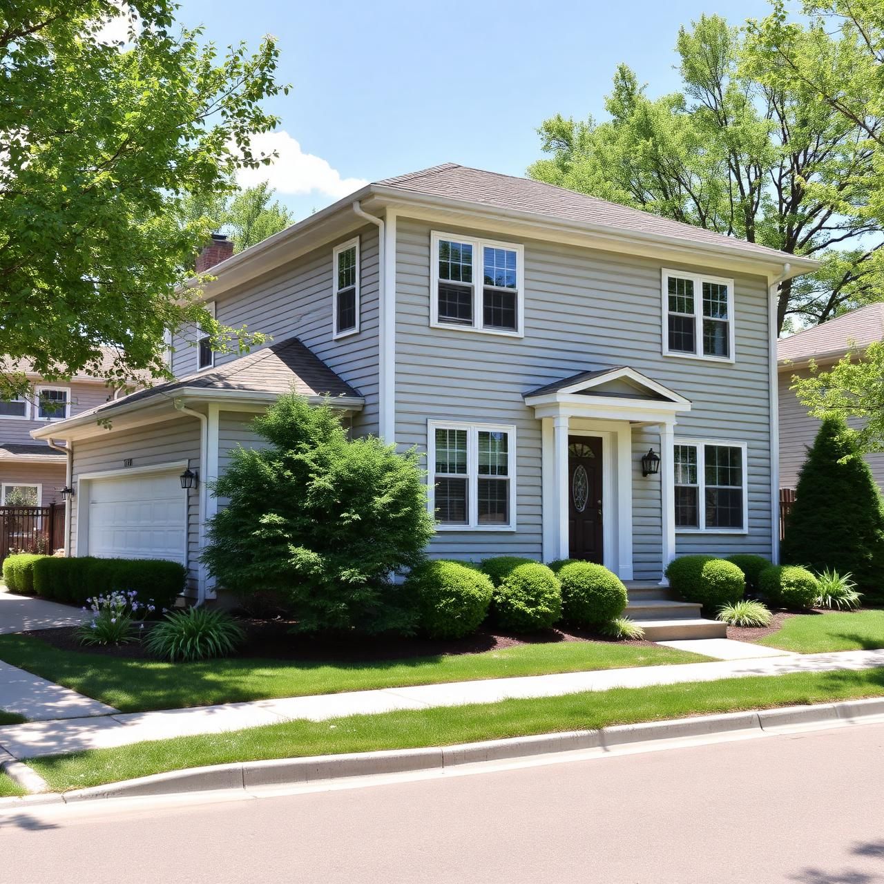 Twin Cities home with new vinyl siding by Prominent Roofing