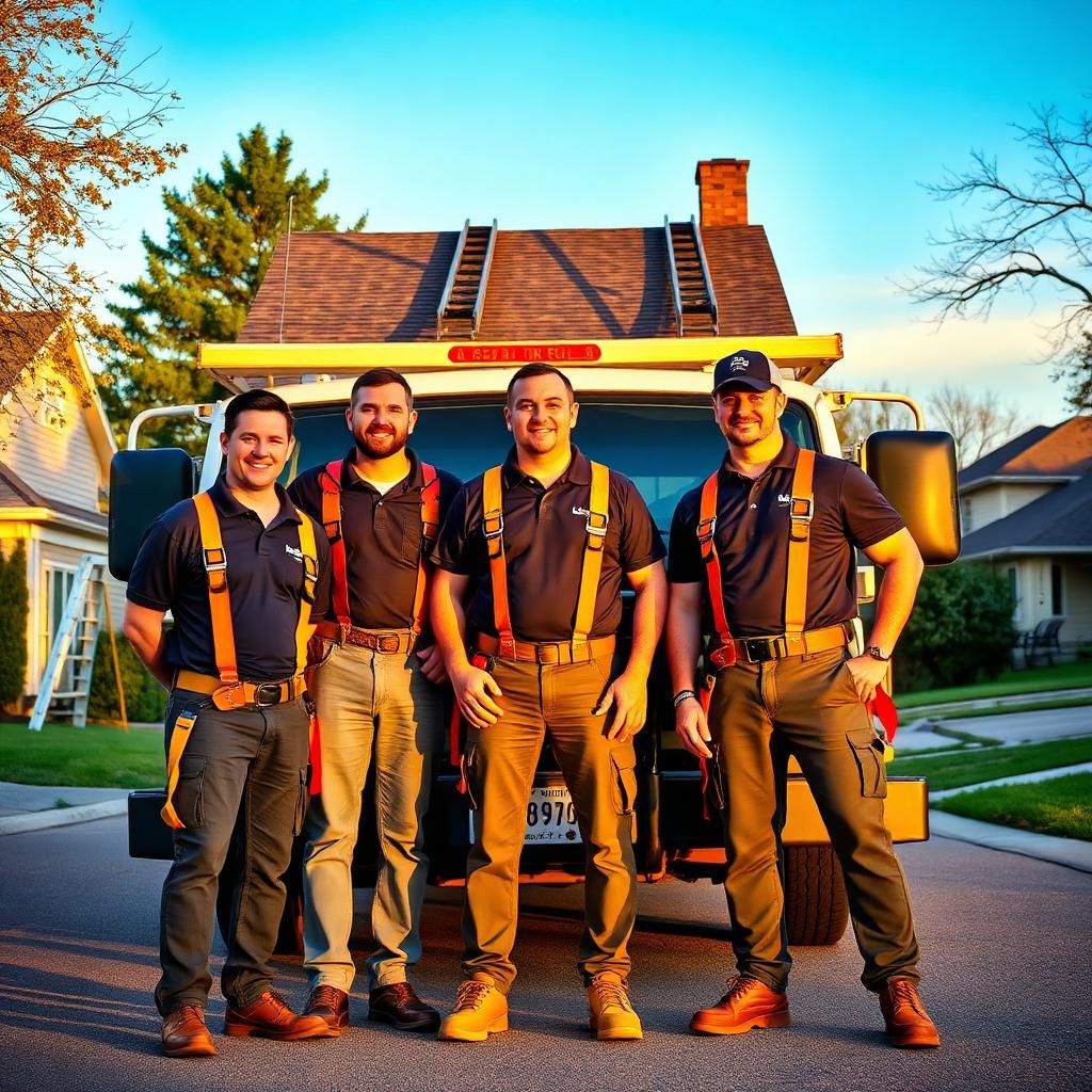 Prominent Roofing team on job site in Twin Cities